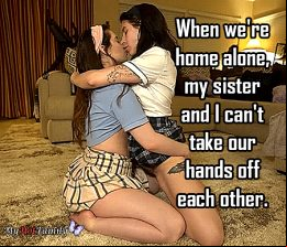We can't take our hands off each other